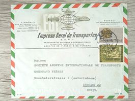 TR05 Enveloppe + Timbre Portugal 1966