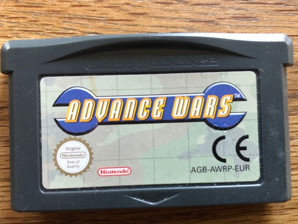 Jeu Advance Wars Game Boy Advance - Version EUR Officielle, Testé OK - Bon état