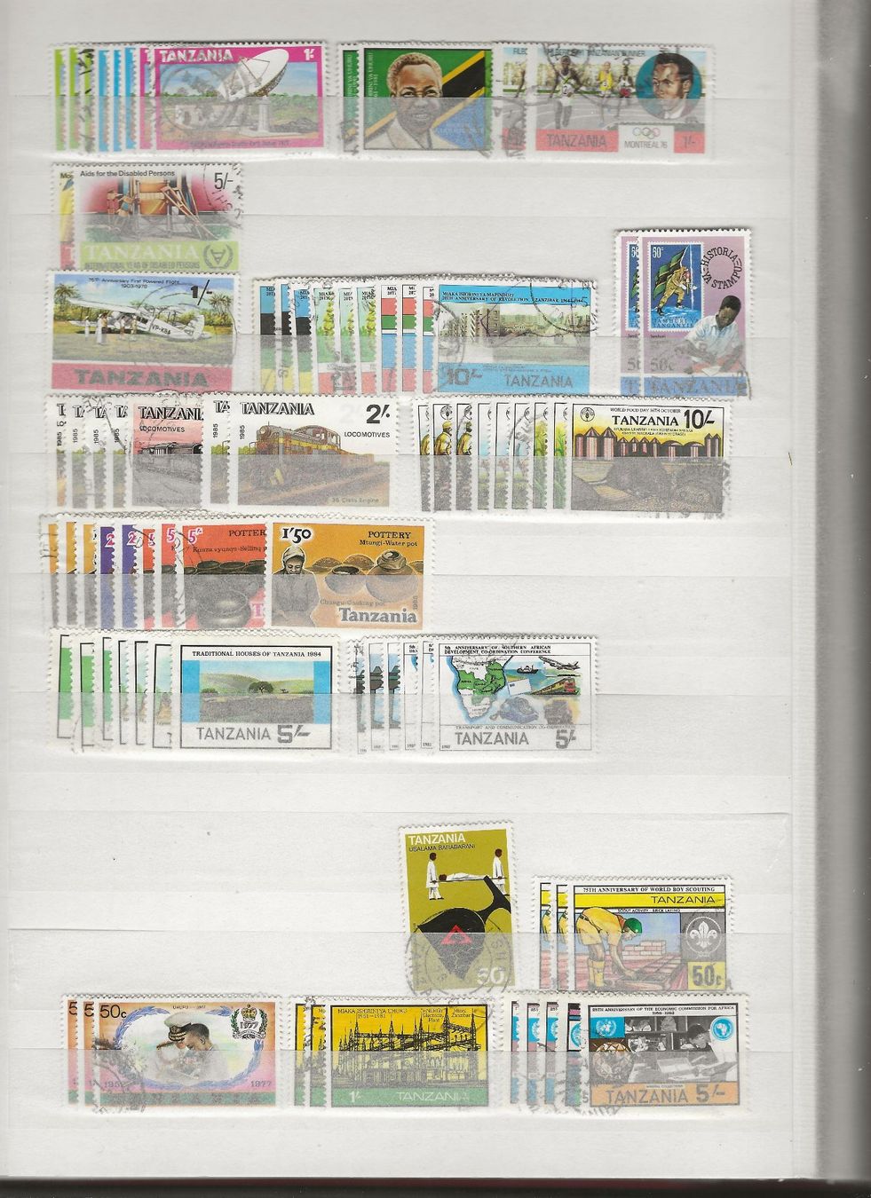 Alle Briefmarken: Marken Afrika RSA bis Tansania – Gebraucht aus Au ZH von xelagreb01 7