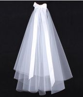 NEUER Braut Schleier Ivory 70cm mit Haarkamm - 223155