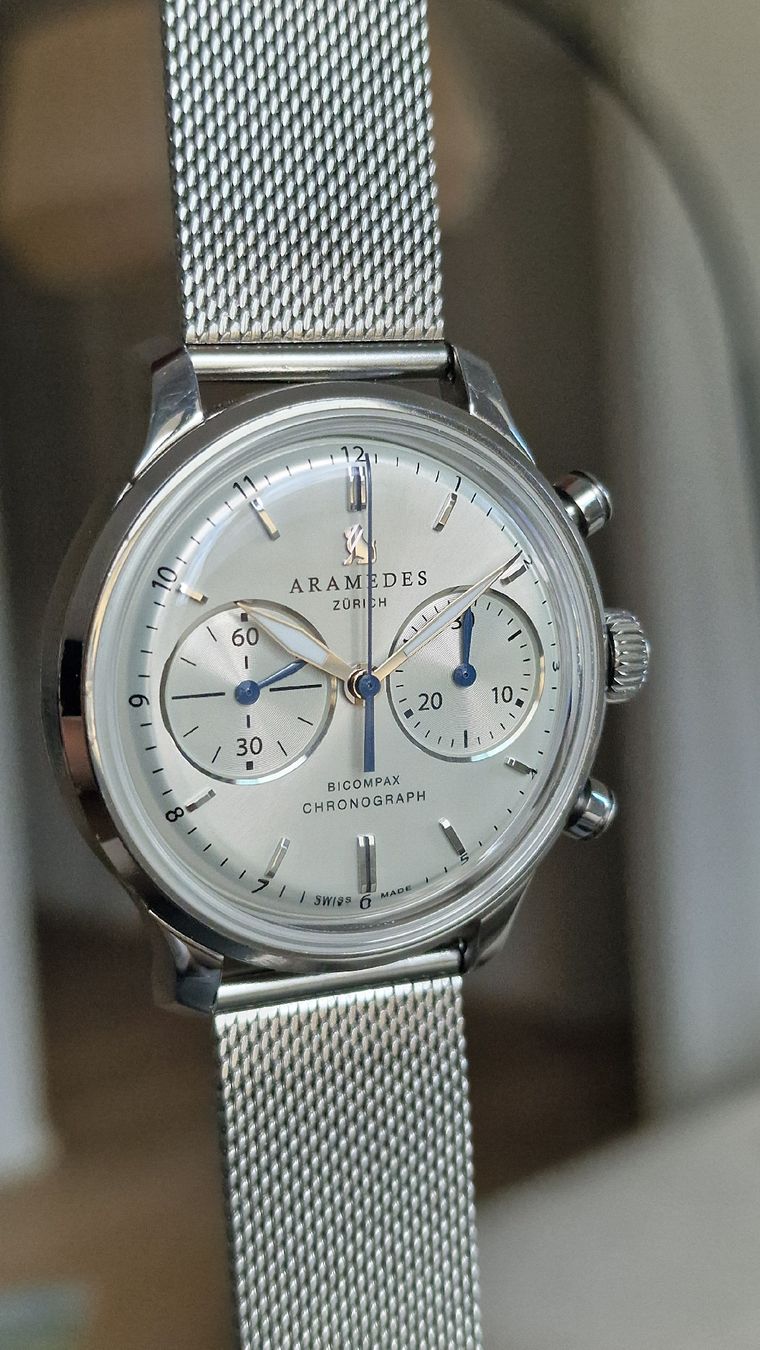 Orologi: Aramedes Zürich Bicompax Chronograph – Usato da Winterthur venduto da Rhomberg1