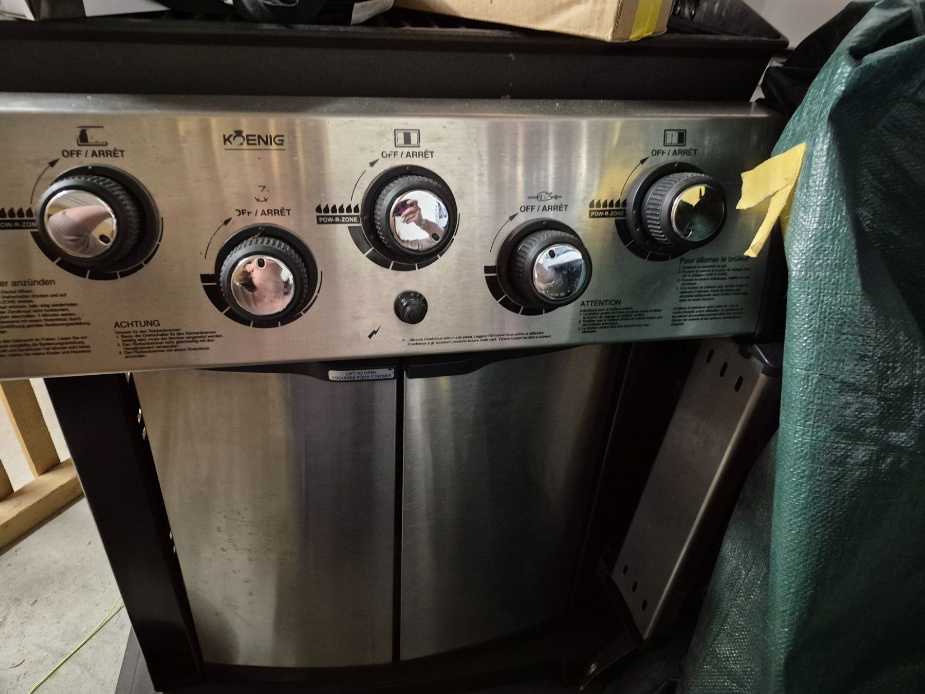 König Griglie: Gasgrill mit Rechaud + Drehspiess – Usato da Menziken venduto da MJoder 5