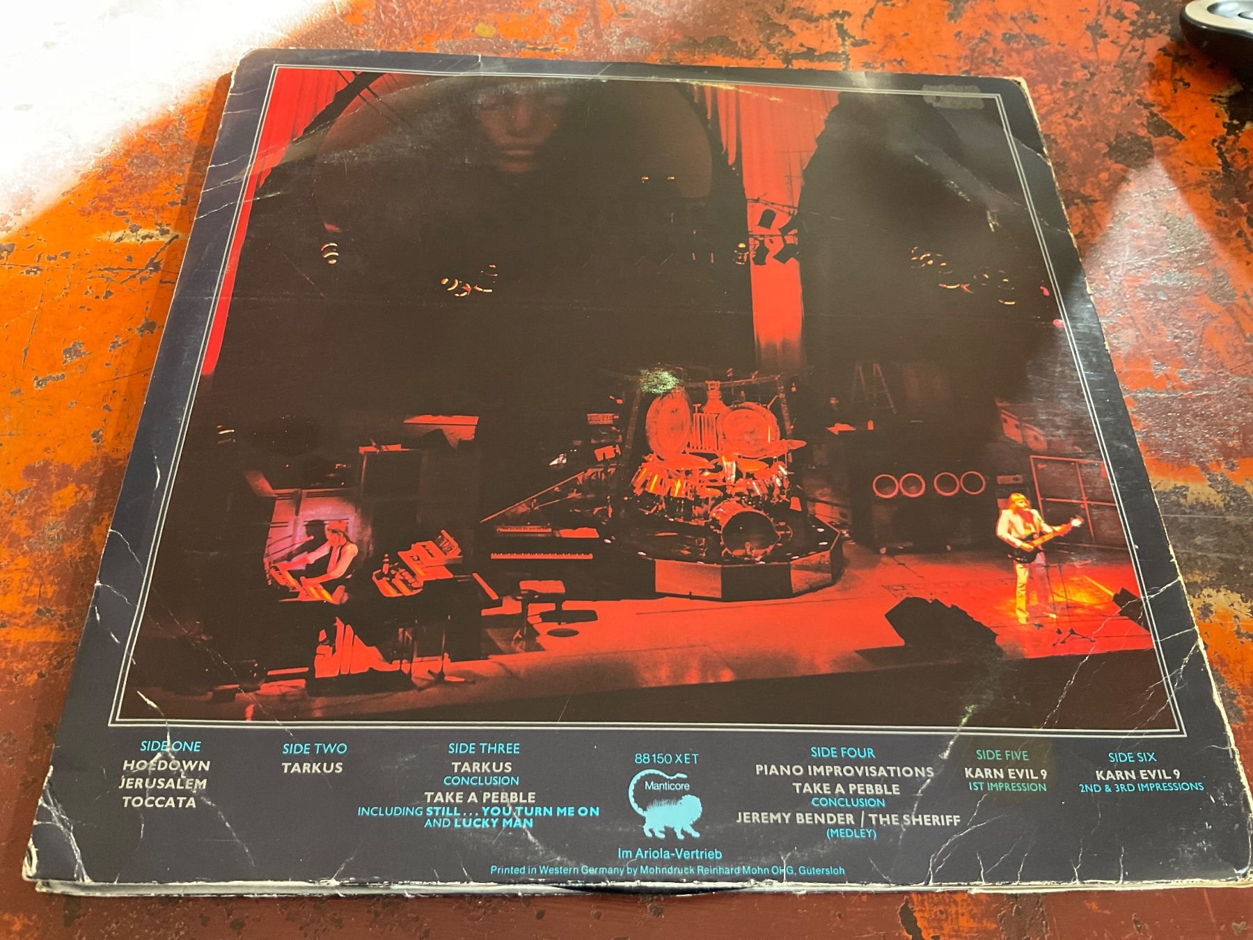 Dischi in vinile: Emerson Lake & Palmer welcome back 3LP – Usato da Delémont venduto da vinylfreak01 1