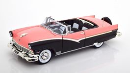 FORD FAIRLANE SUNLINER CABRIO 1956 ROSA  1:18 AUTOWORLD