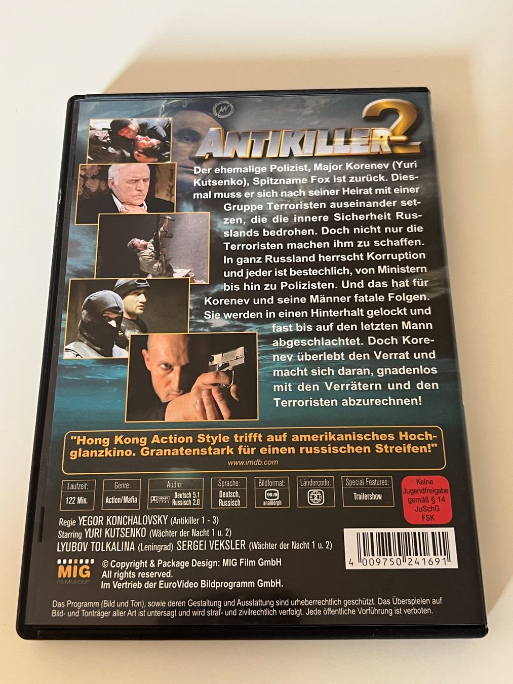 Tutti i DVDs: Antikiller 2 DVD - UNCUT – Usato da Altstätten SG venduto da sheamus 1