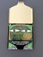 Hundertwasser Mini-Adressbuch in Metalldose (1994) - Top!
