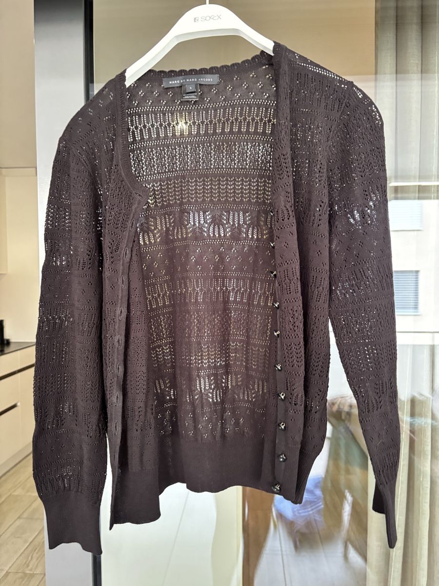 Marc Jacobs Giacche: Marc by Marc Jacobs Strickjacke GrösseL  gestric – Usato da Schattdorf venduto da natakara