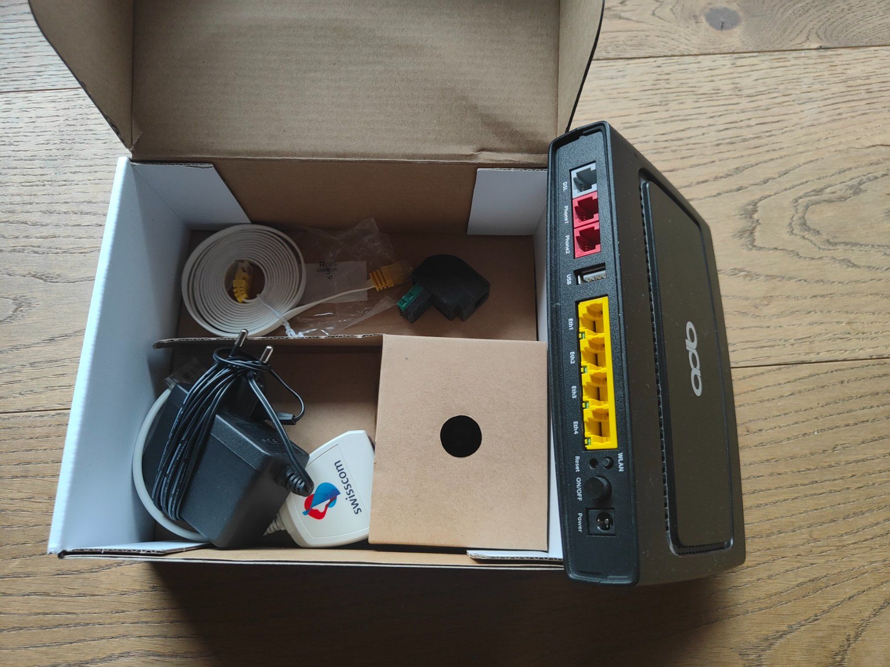 Modem & Router: Swisscom Router ADB VV 2220 Winbox 2 – Usato da Adelboden venduto da sol_fc2q