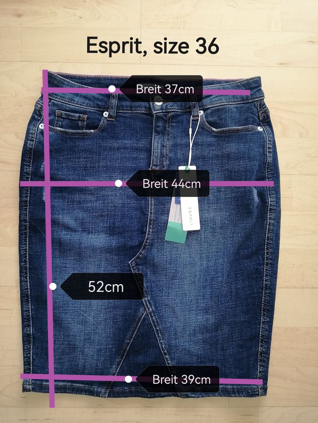 Esprit Gonne: Jeansrock Esprit Gr. 36 – Nuovo e nell'imballaggio originale da Buchrain venduto da nat_pl5p 8