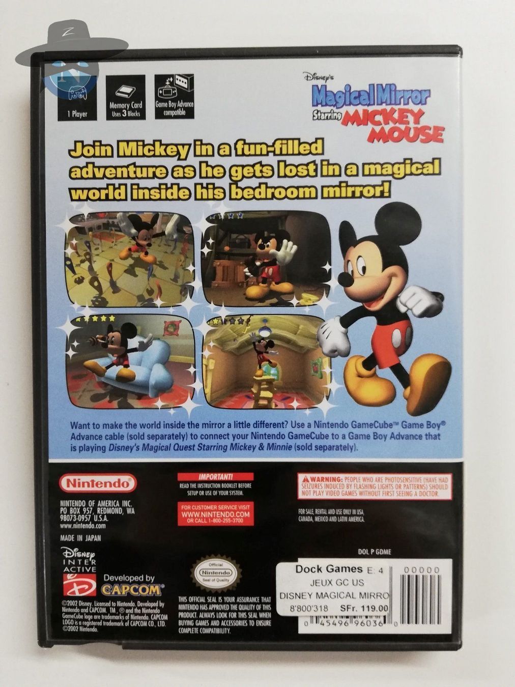 Nintendo Giochi: Magical Mirror Mickey Mouse  / USA / NGC – Usato da St. Gallen venduto da zorro_dc 1