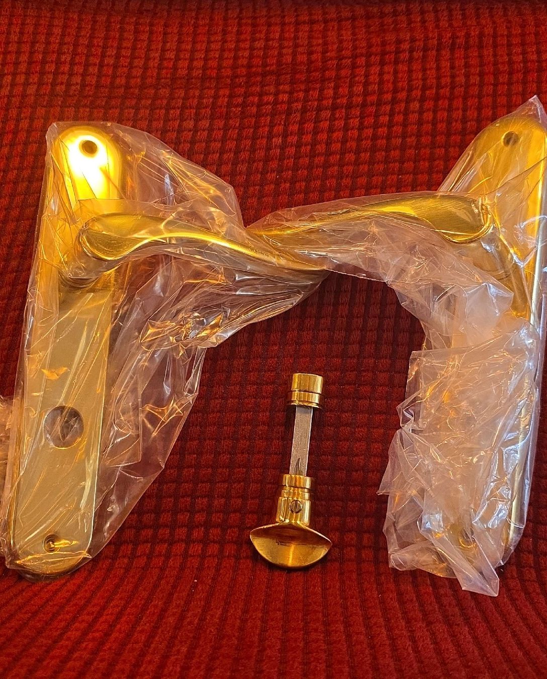 Eisenwaren: Türgriffe Messing  neu Set 2 Stück – Neu und originalverpackt aus Arbon von MadameLuLa9320