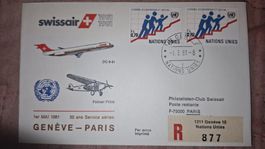Swissair Geneve - Paris 01.05.1981
