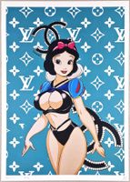 Death NYC Ltd Ed Pop Art Druck " Vuitton Chanel Snow White
