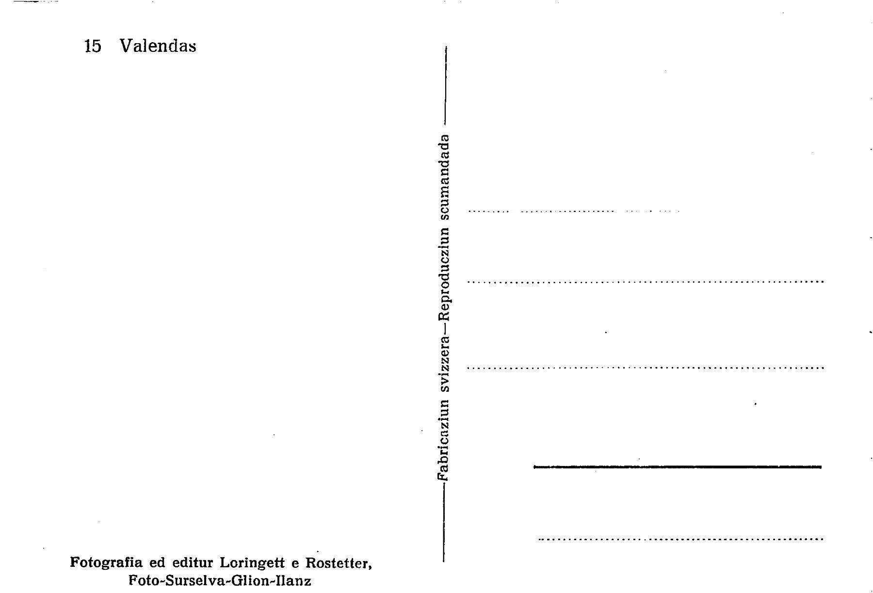 Ansichtskarten: Valendas – Gebraucht aus Ottikon b.Kemptth. von Neptun1974 1