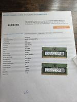 Samsung SO-DIMM DDR5 8GB 4800MHz 2x 262Pin