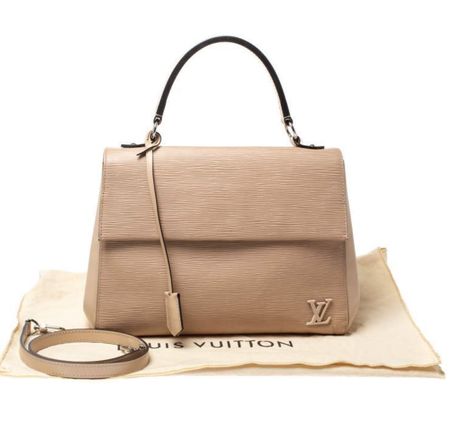Louis Vuitton Epi Cluny MM Beige Shoulder & Handbag