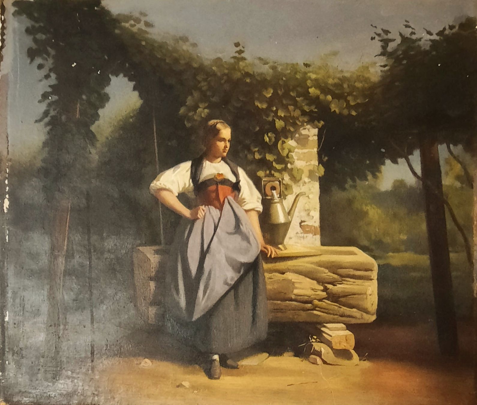 Dipinti: ALBERT VOUGA 1829 - 2896 – Usato da Genève venduto da Enigme8