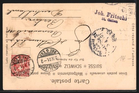 Cartes postales: St. Gallen, Marktplatz mir Strassenbahne – D'occasion à Berlin par bartko-reher 1