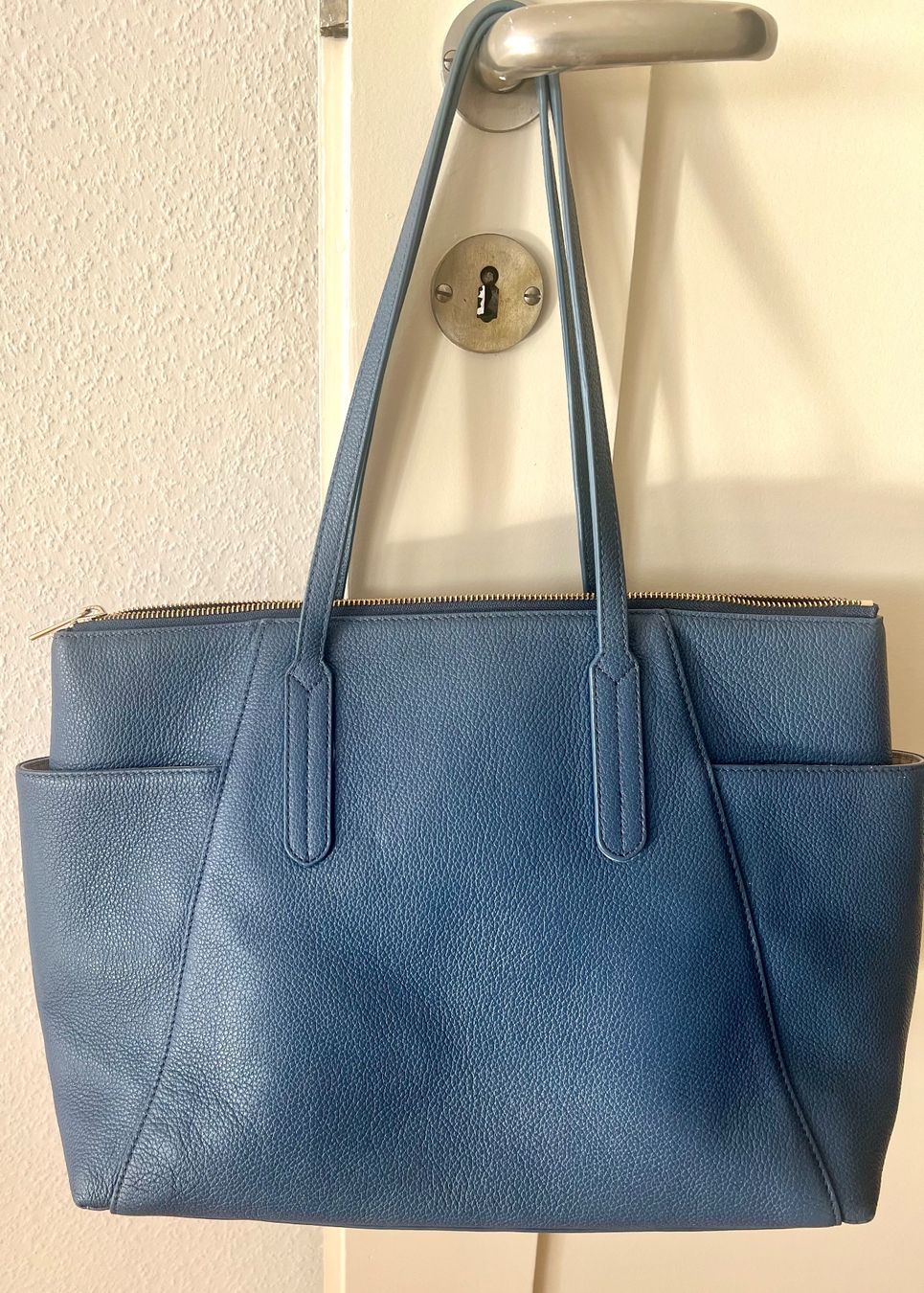 Furla Borse da donna: Furla Shopper Leder blau – Usato da Basel venduto da abo_7yys 1