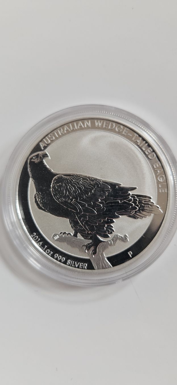Tutti le monete: 1 Unze Silber Australien Wedge-Tailed Eagle 2016 – Nuovo e nell'imballaggio originale da Nürensdorf venduto da salibeer