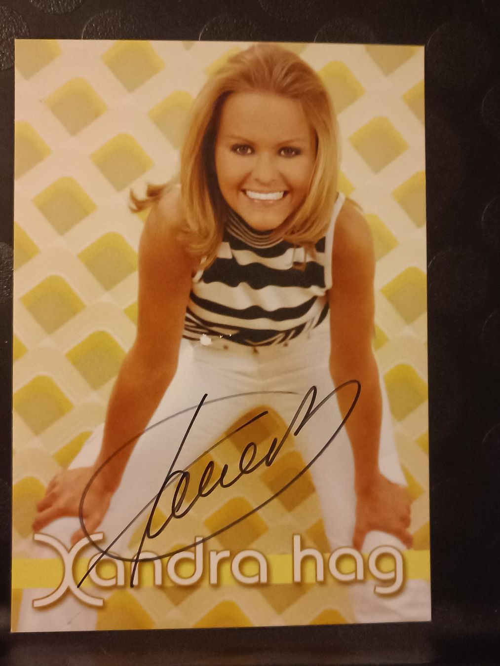 Autografi: Xandra Hag - handsignierte Autogrammkarte – Usato da Menziken venduto da Artographs