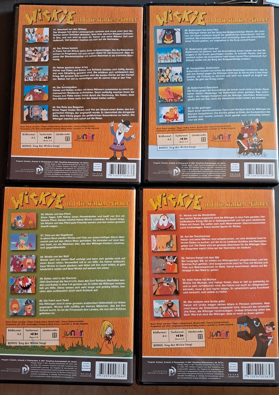 Tutti i DVDs: Wickie DVD Box 3 – Usato da Wattwil venduto da Tiospaye 2