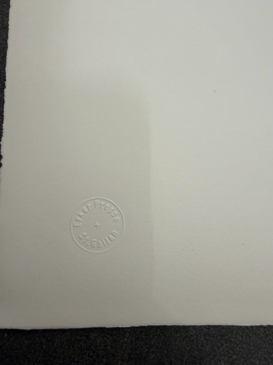 Grafica & Litografie: Original Giuseppe Santomaso Litographie, handsigniert, 1982 – Usato da Horn venduto da HanSolo. 2