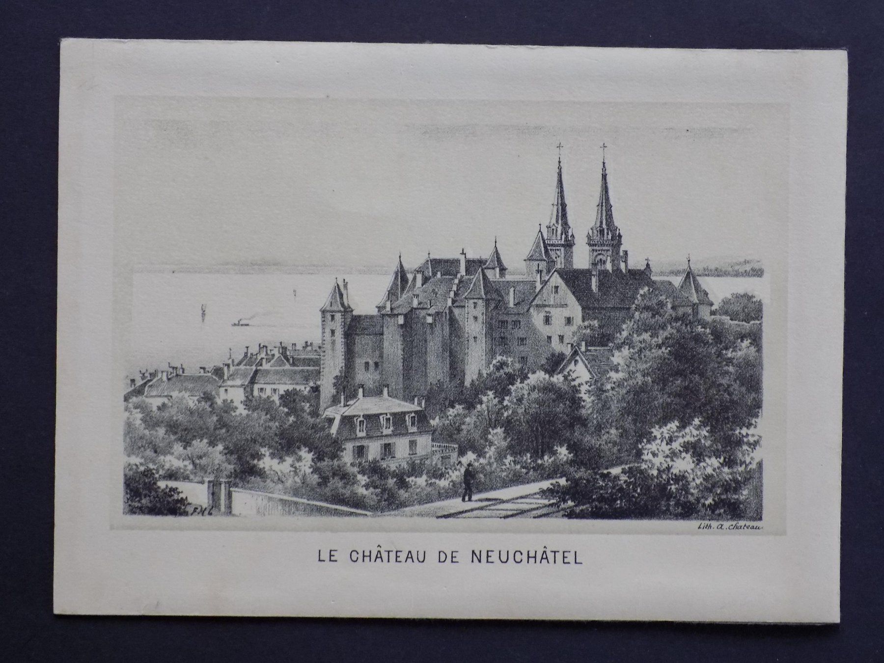 Stiche: Le château de Neuchâtel – Gebraucht aus Risch von Rischli15