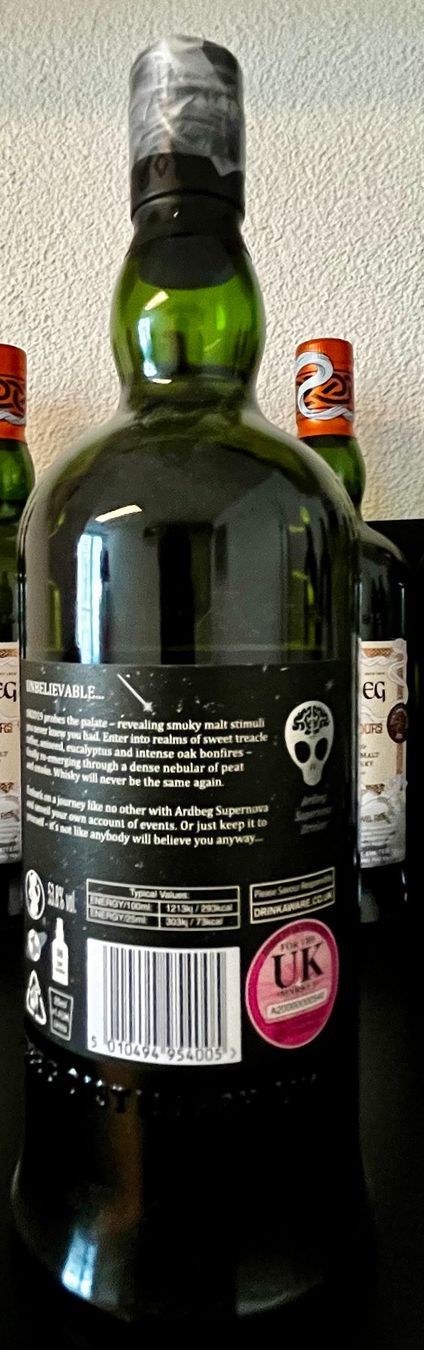 Ardbeg Bevande alcoliche: Ardbeg Supernova 2010-2019 & Hypernova 2022 Set – Nuovo (secondo la descrizione) da Niederhünigen venduto da swissdram 8