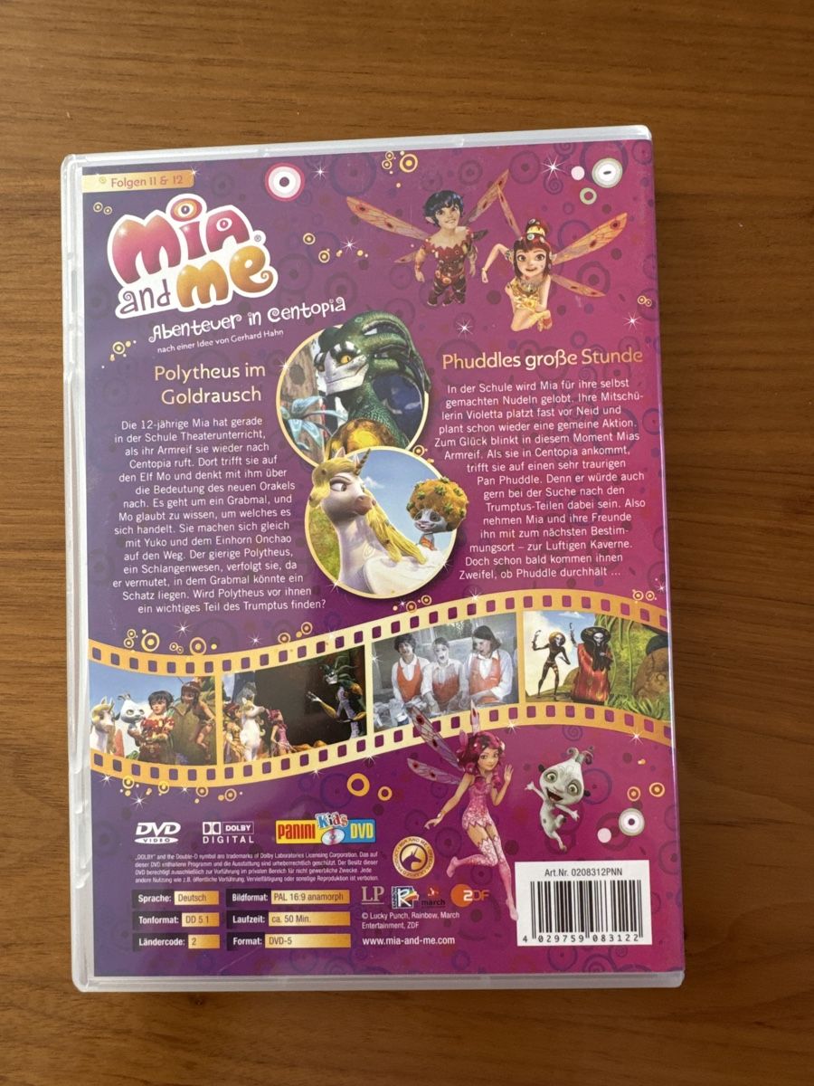 Tutti i DVDs: 3 DVDs Mia and Me – Usato da Arisdorf venduto da forfamily 1