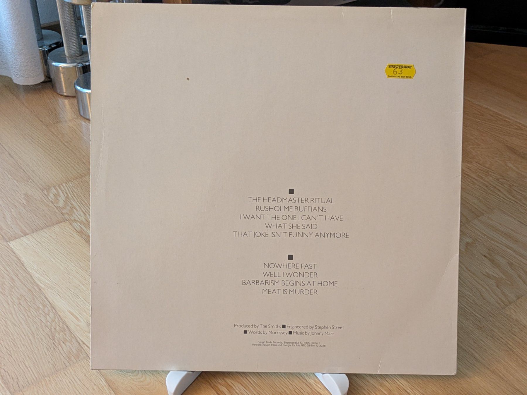 Schallplatten: The Smiths - Meat Is Murder, Vinyl LP – Gebraucht aus Dübendorf von PanzerGeneral 1