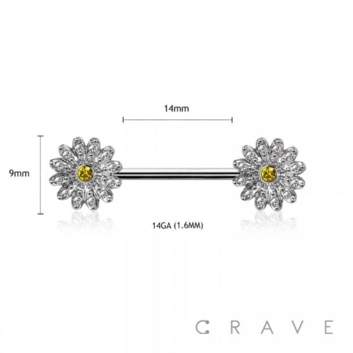 Gioielli per piercing: Nippel Barbell Margerite – Nuovo e nell'imballaggio originale da Döttingen venduto da Orangeroad 1