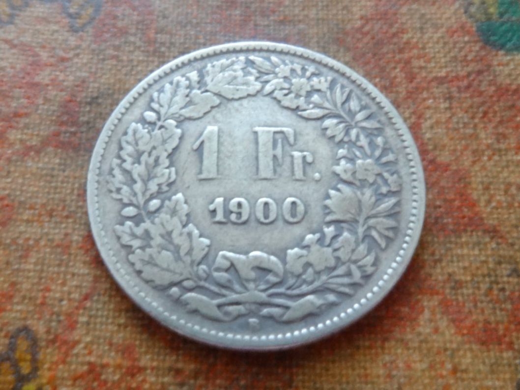 Alle Münzen: 1 Fr. 1900  (Y) – Gebraucht aus Romanel-sur-Lausanne von Swift13