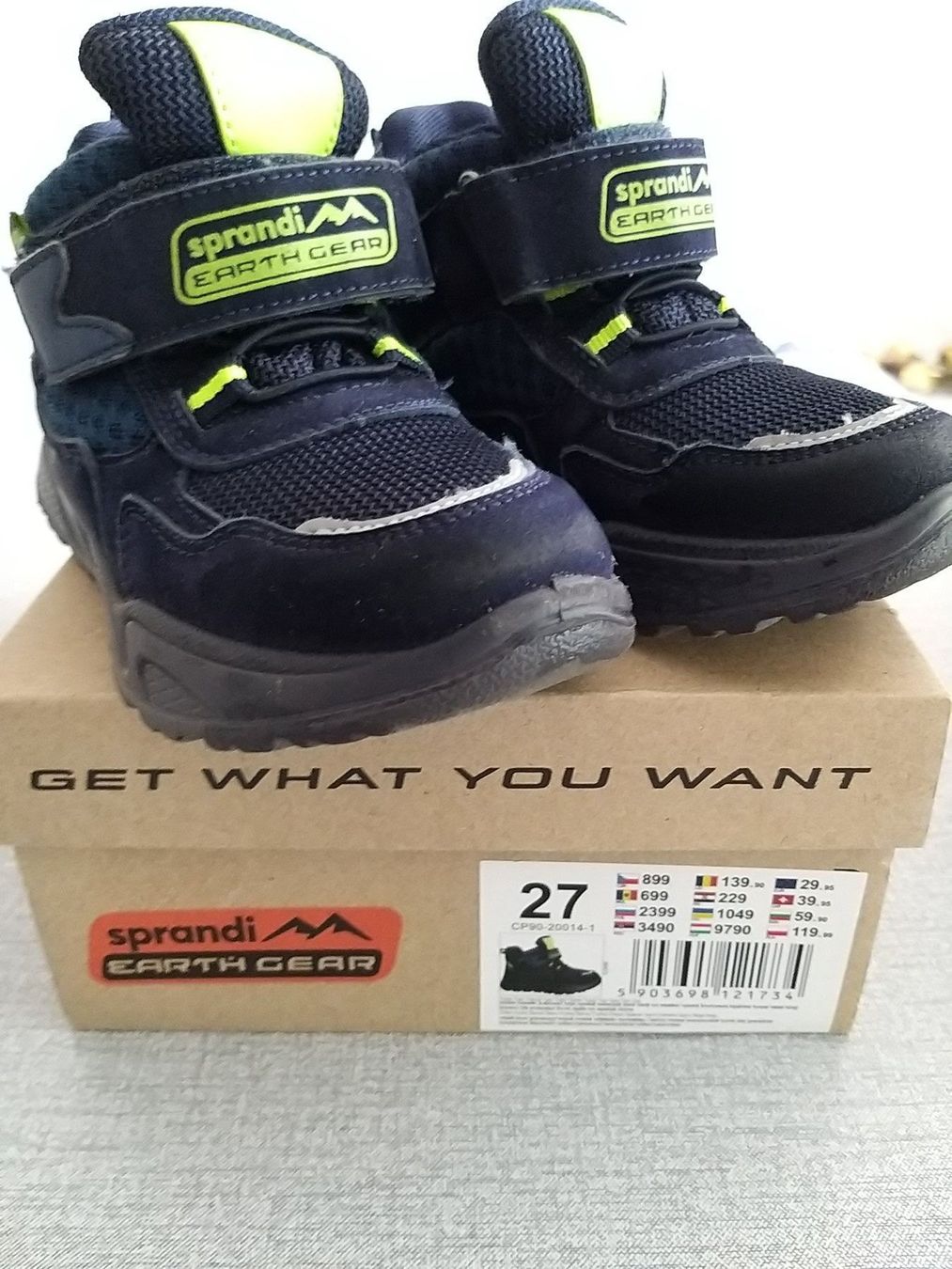 Scarpe per ragazzi: Kindershuhe / Chaussures garçon Sprandi Gr 27 – Usato da Coldrerio venduto da dgv