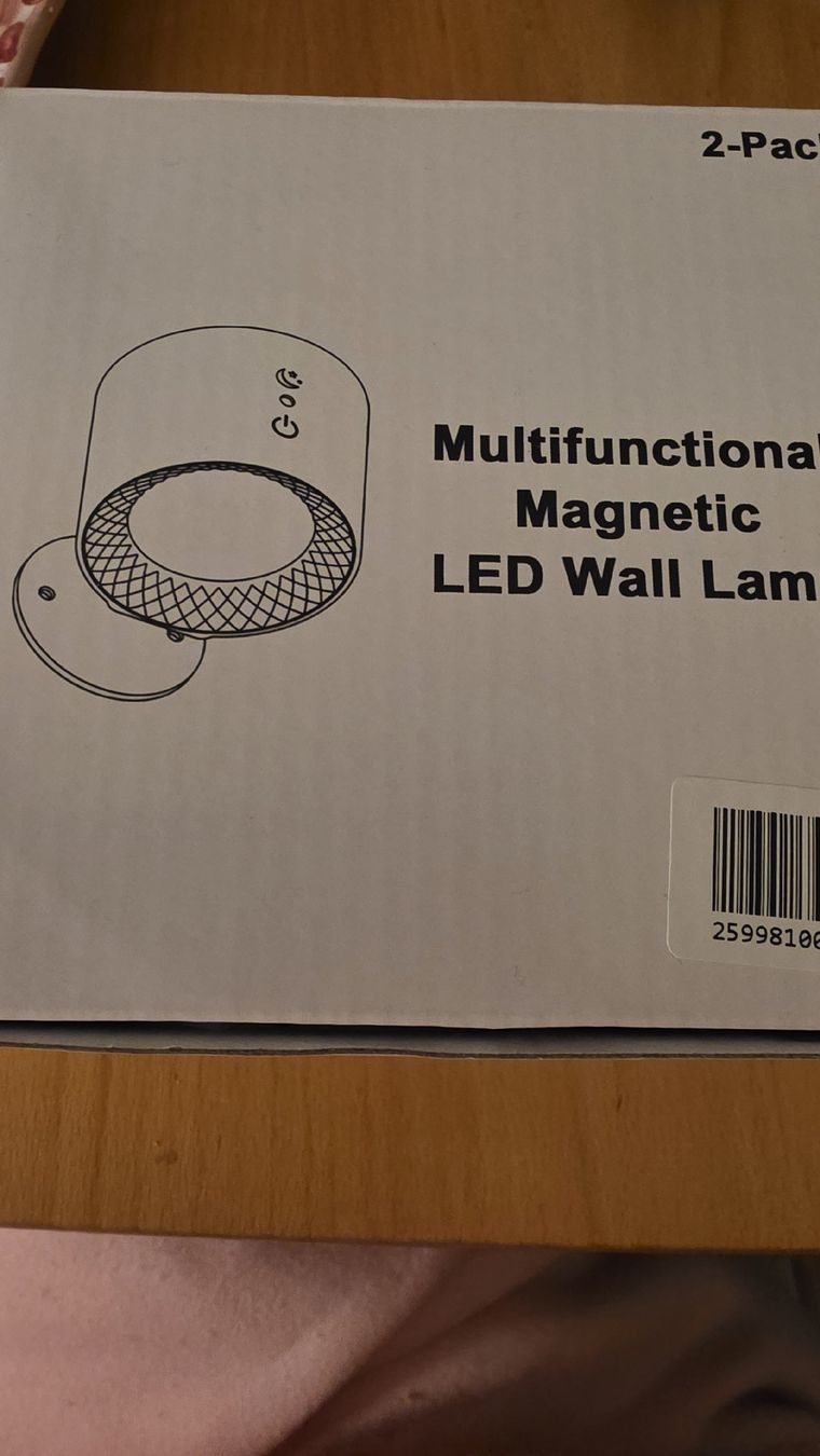 Lampen: 2er Set Multifunktionale Magnetische LED Wandleuchte – Neu und originalverpackt aus Binningen von Hofka64 1