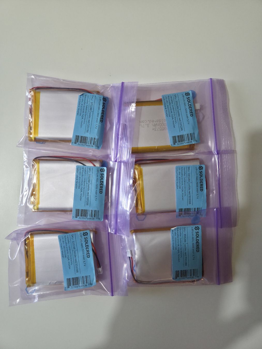 Akkus: Batteries Li-ion 3,7V/5000mAh – Neu und originalverpackt aus Fontenais von Kiki_Hof_2005