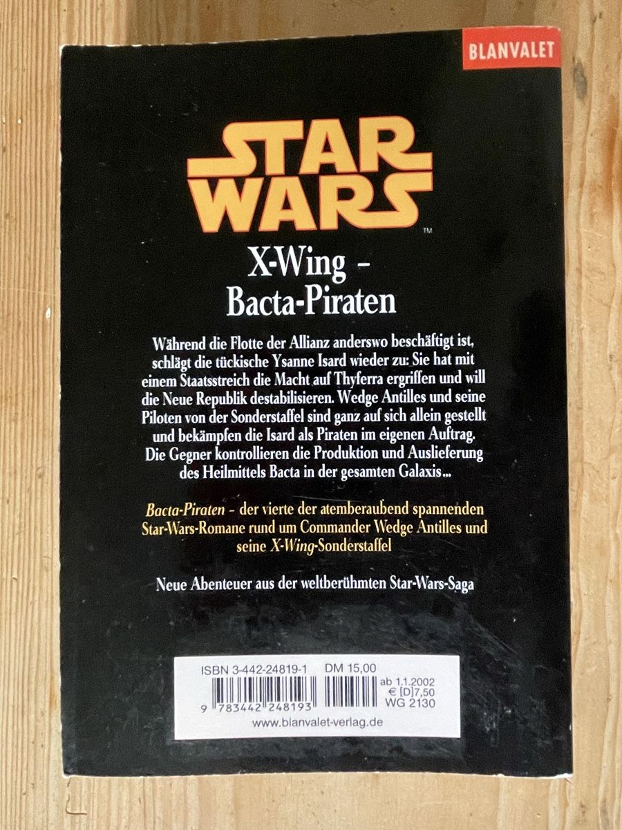 Libri: Star Wars: X-Wing – Bacta-Piraten, Michael Stackpole – Nuovo (secondo la descrizione) da Bern venduto da seaninshoes 2