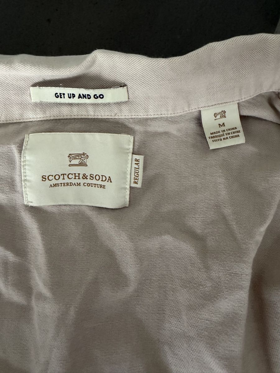 Camicie: Scotch and Soda Hemd, Gr. M hellbeige – Usato da Frauenfeld venduto da Reto89 2