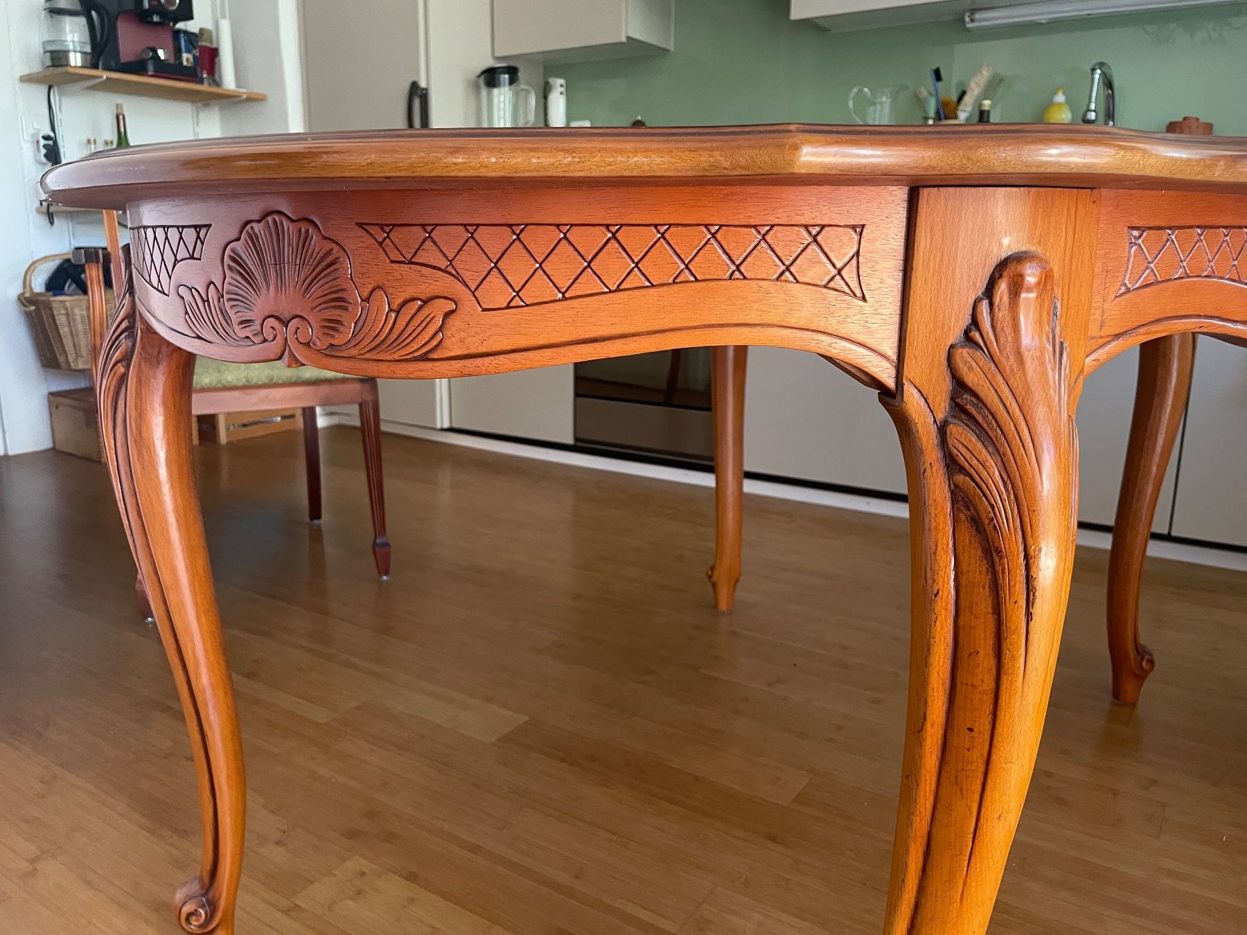 Tavoli: Tisch rund/oval Kirschbaum, wunderschön – Usato da Wettingen venduto da FeeSylvia7 3