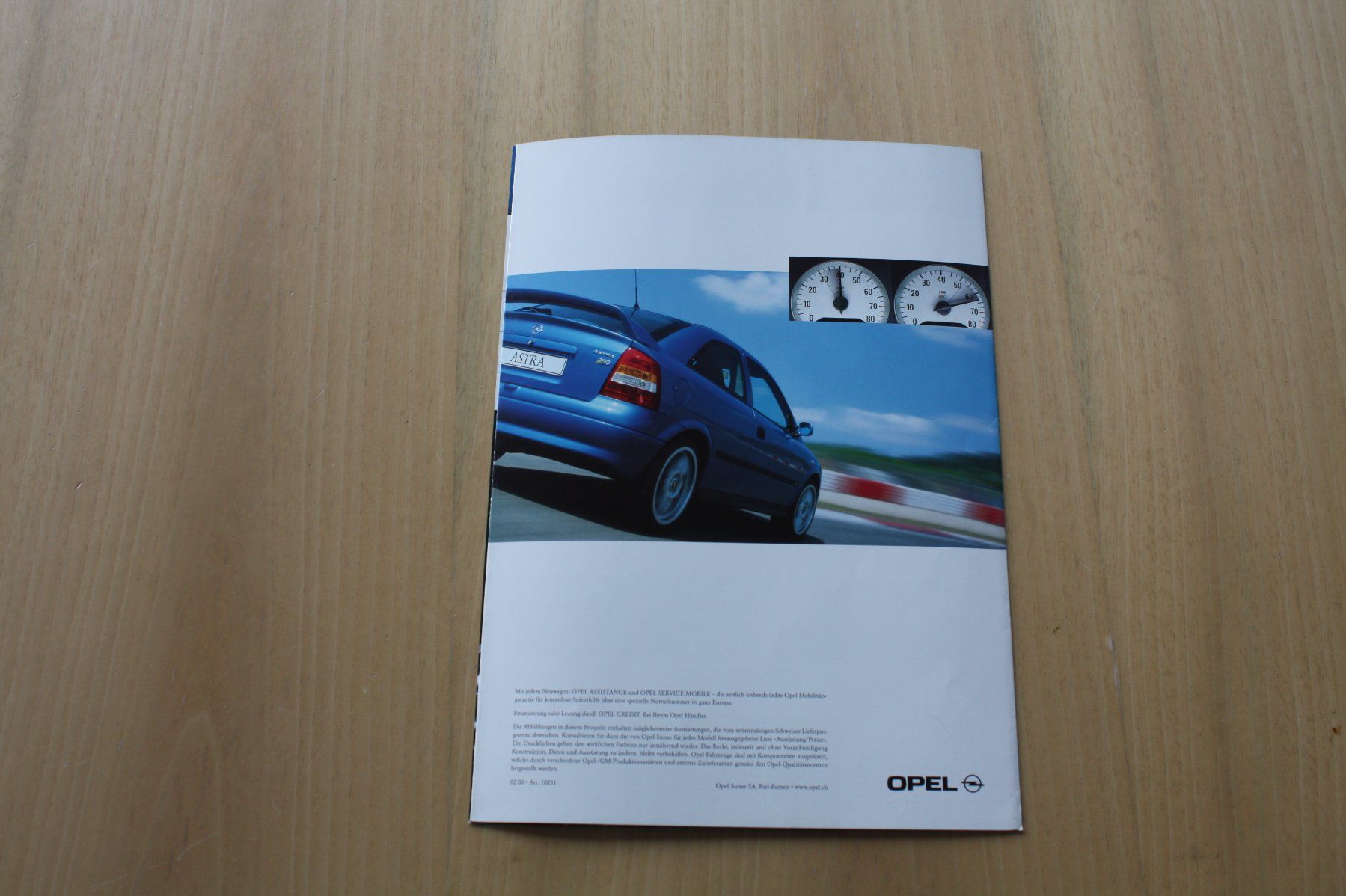 Opel Documenti: Opel Astra OPC Prospekt 2000 – Usato da Wikon venduto da erwin400 3