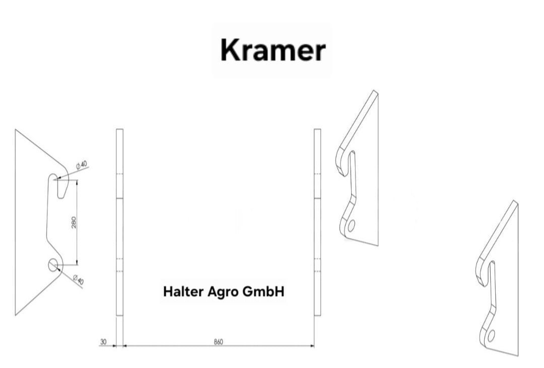 Kramer Hoflader: Adapter Kramer / Euro – Neu und originalverpackt aus Giswil von Hans83 2