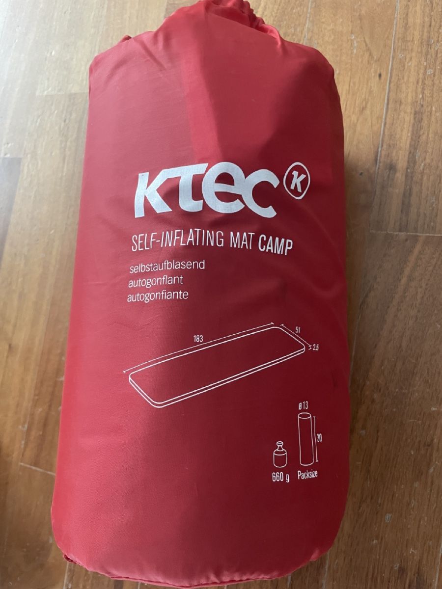 Materassi: Ktec Selbstaufblasende Matte Camp 183x51 cm – Usato da Neuenkirch venduto da balani