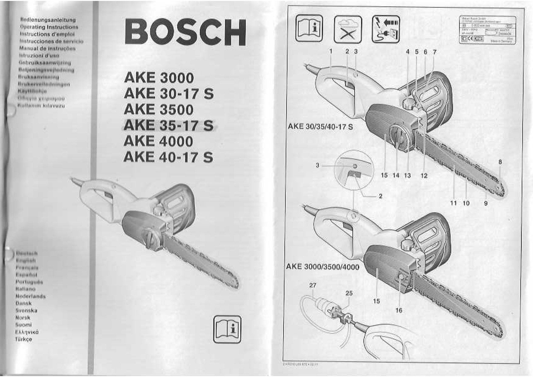 Bosch Scies: Elektro-Kettensäge – D'occasion à Thun par Gold85 1