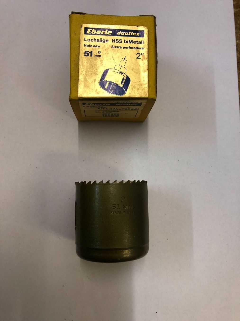 Tutti gli attrezzi: Lochsäge EBERLE BI-Metall 51 mm – Nuovo e nell'imballaggio originale da Wagen venduto da Aloeveragold