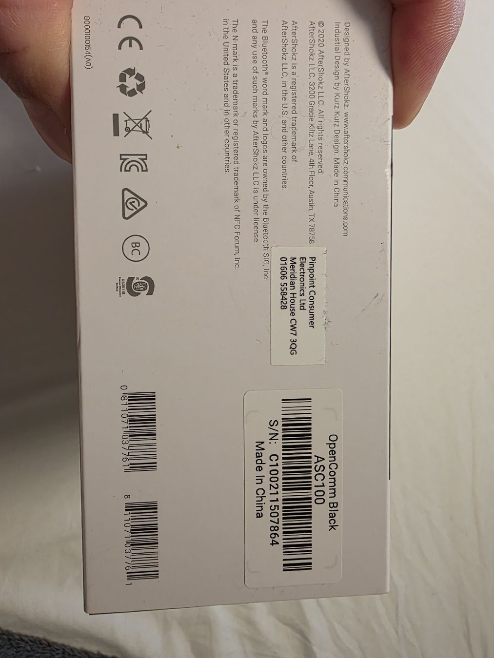 Shokz Kopfhörer: AfterShokz OpenComm Headset Bone Conduction Black Used – Defekt aus Lenzburg von Istvanl85 8