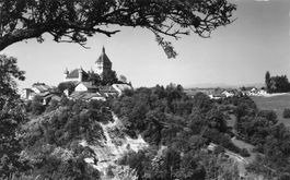 Orbe (VD) Schloss Orbe und Ortsansicht