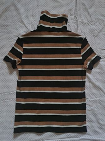 Rollkragenpullover Grösse M gestreift 