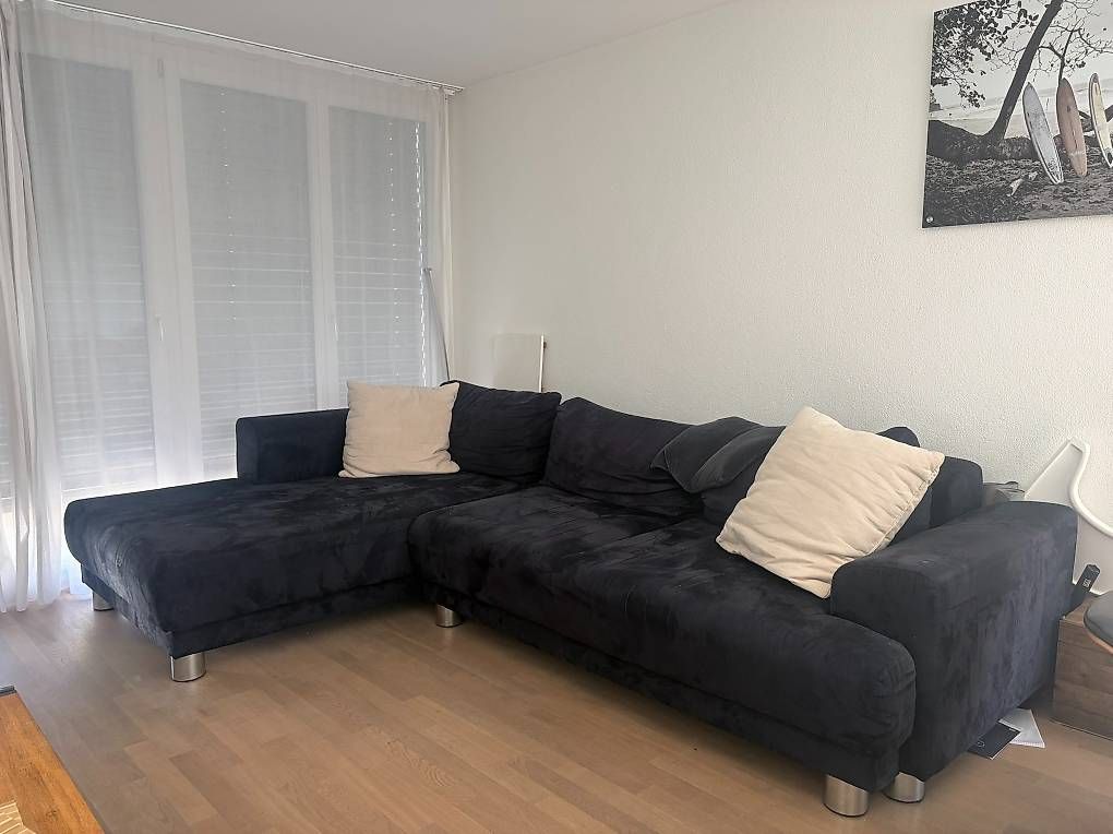 Conforama Divani: Ecksofa Schwarz – Usato da Belp venduto da gridu1