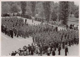 Militär aufgestellt Ruhestellung, Vater Chiappori ca 1935-44