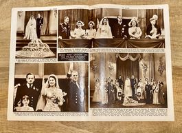 1947 - Queen Elizabeth Hochzeit Royal Family England London